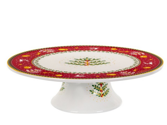 Блюдо Lefard  для торта Різдвяна колекція 28см 924-829 Блюдо Lefard  для торта Різдвяна колекція 28см 924-829