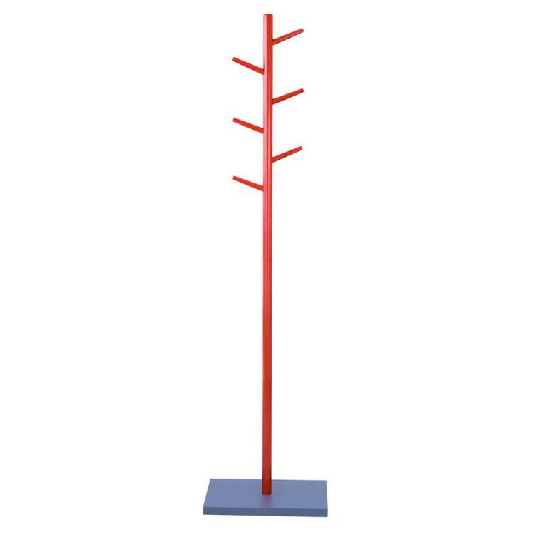 Вешалка напольная  Реаль Серый/красный