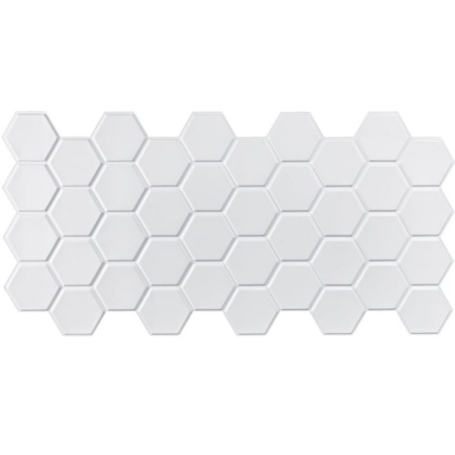 Декоративная ПВХ панель 96x48x0,4см  белый SW-00001778