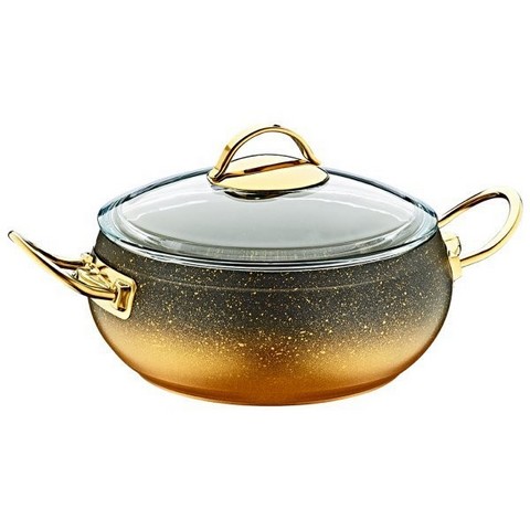 Кастрюля OMS  2 л  3141  золотая Кастрюля OMS  2 л  3141  золотая