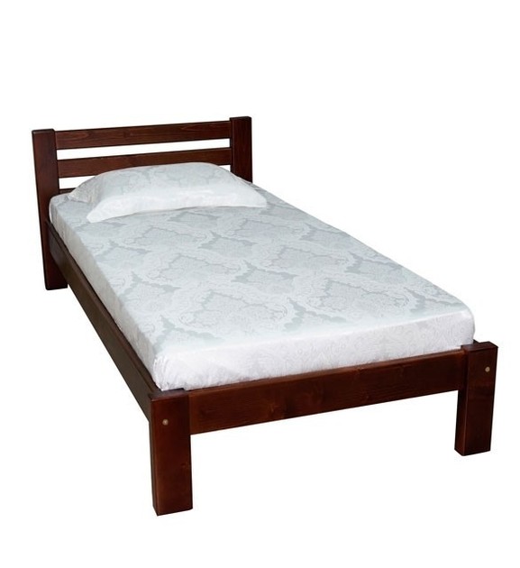 Кровать Новита ольха 90х200 см орех Кровать Новита ольха 90х200 см орех