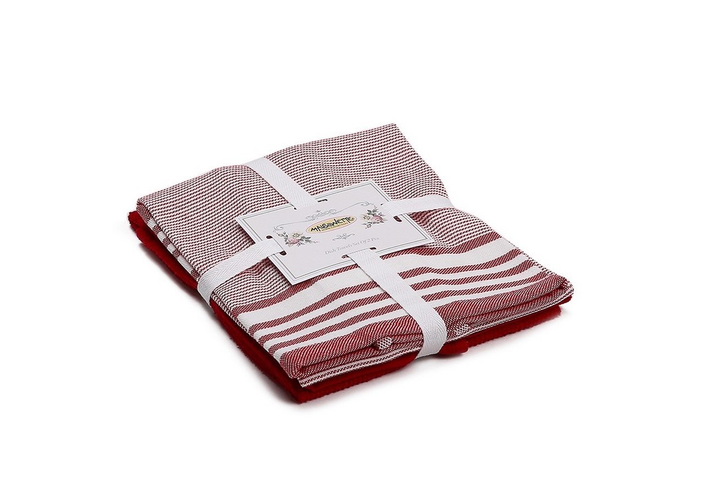 Набор полотенец Maisonette Flat 40х60 2 штуки. красный 400 г/м2 Набор полотенец Maisonette Flat 40х60 2 штуки. красный 400 г/м2