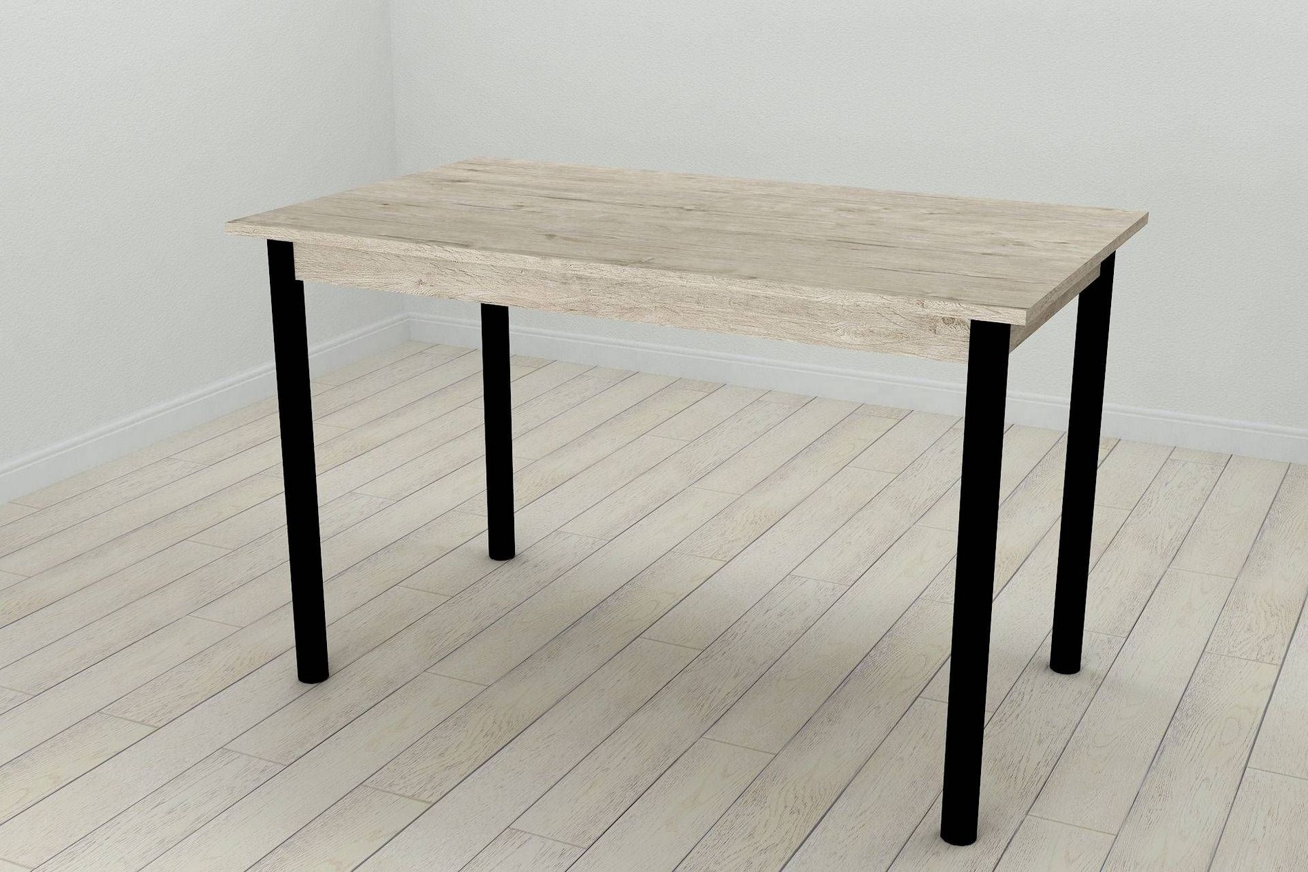 Стол обеденный Бенита 75x120x60 черный Дуб Сан-Марино Стол обеденный Бенита 75x120x60 черный Дуб Сан-Марино
