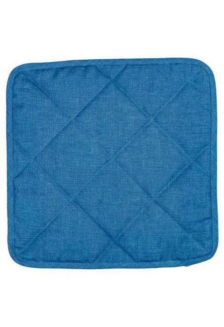 Чехол на табурет Прованс 35х35 см бирюзовый