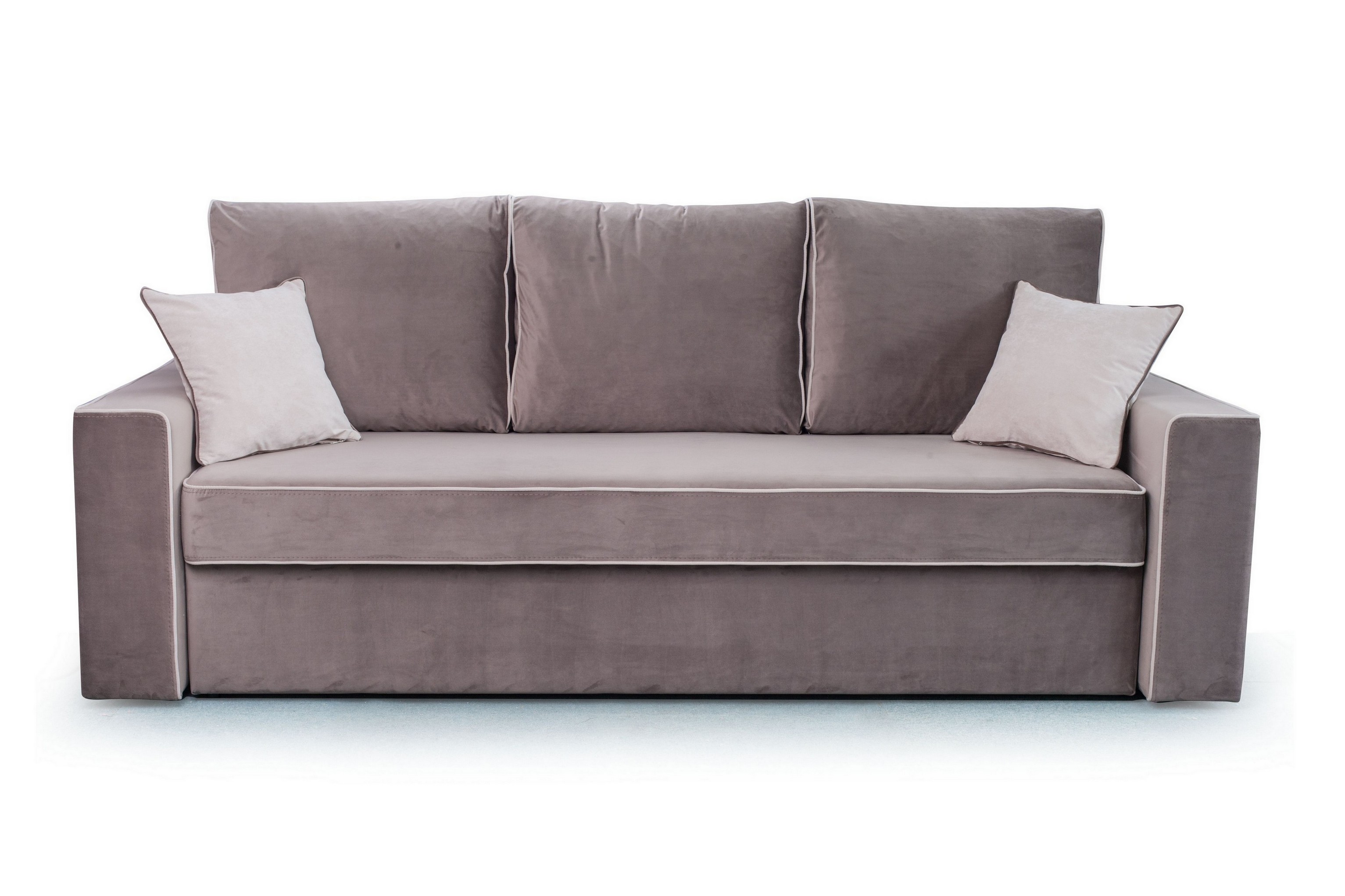 Прямой диван Маями 1,9х1,4 серый