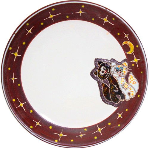 Тарелка Кошки 19,5см 6 шт