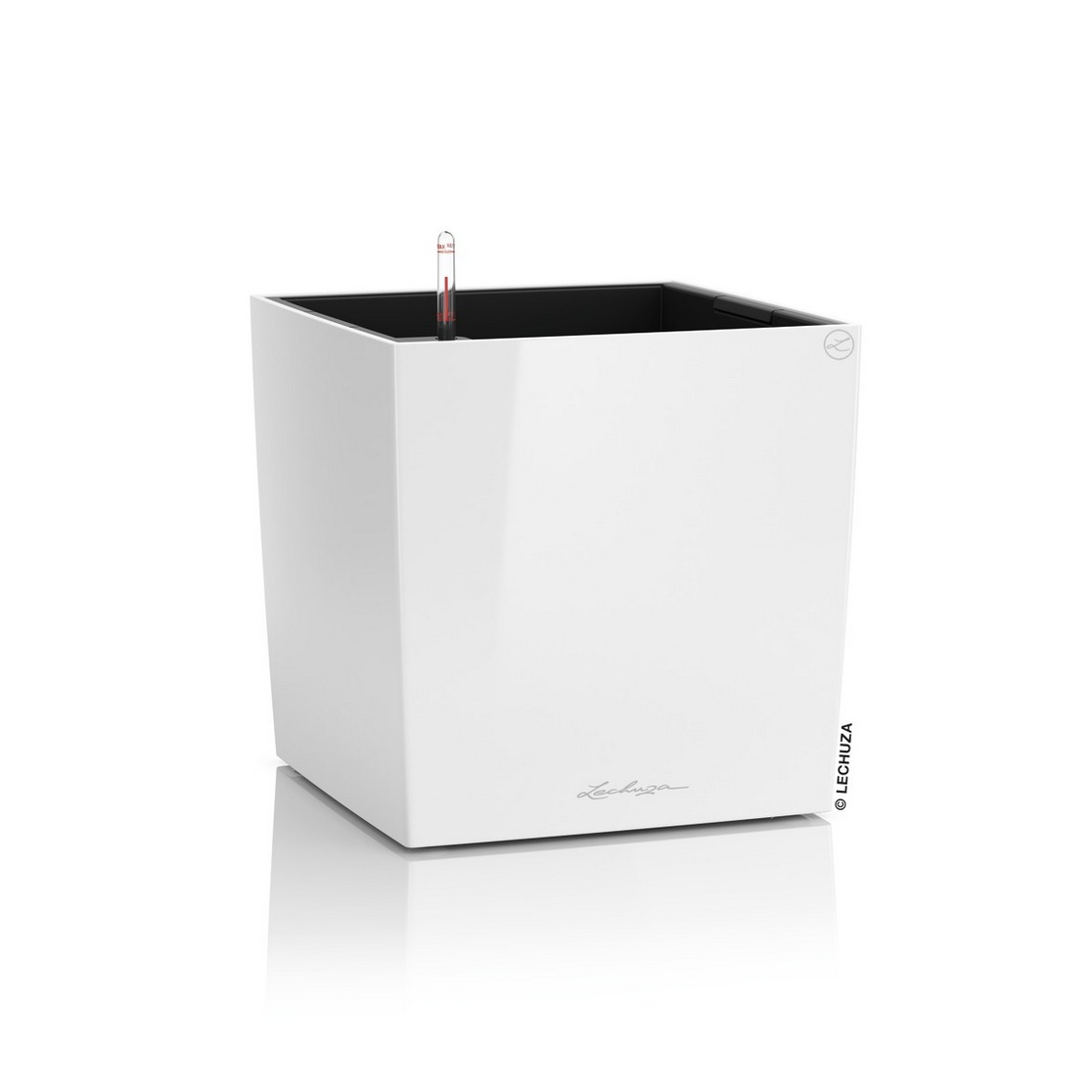 Умный вазон Lechuza Cube Premium 50, белый (16560) Умный вазон Lechuza Cube Premium 50, белый (16560)
