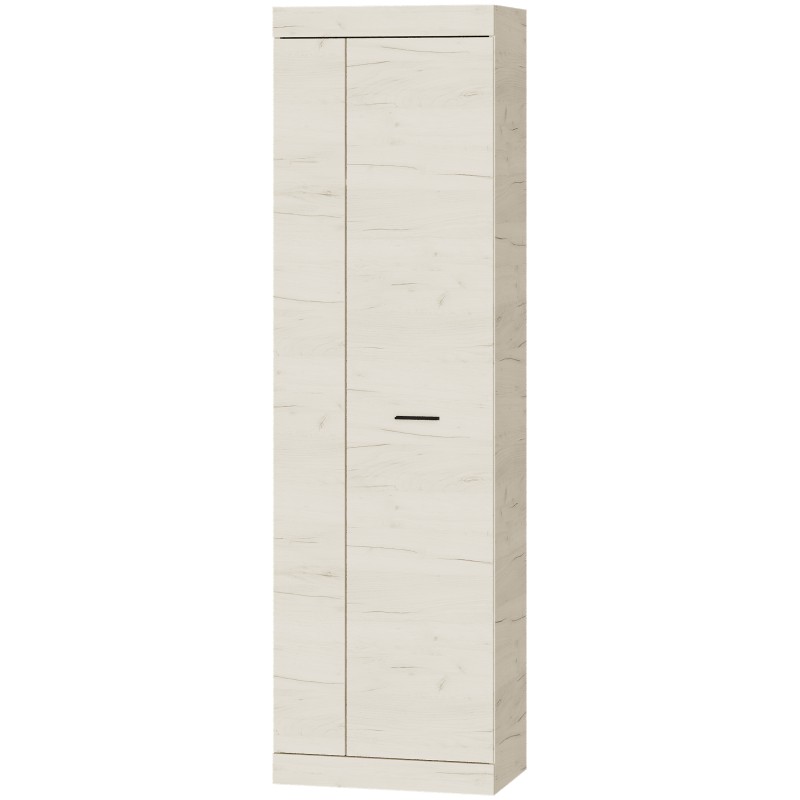 Шкаф распашной Соната Крафт 600 Дуб Крафт белый