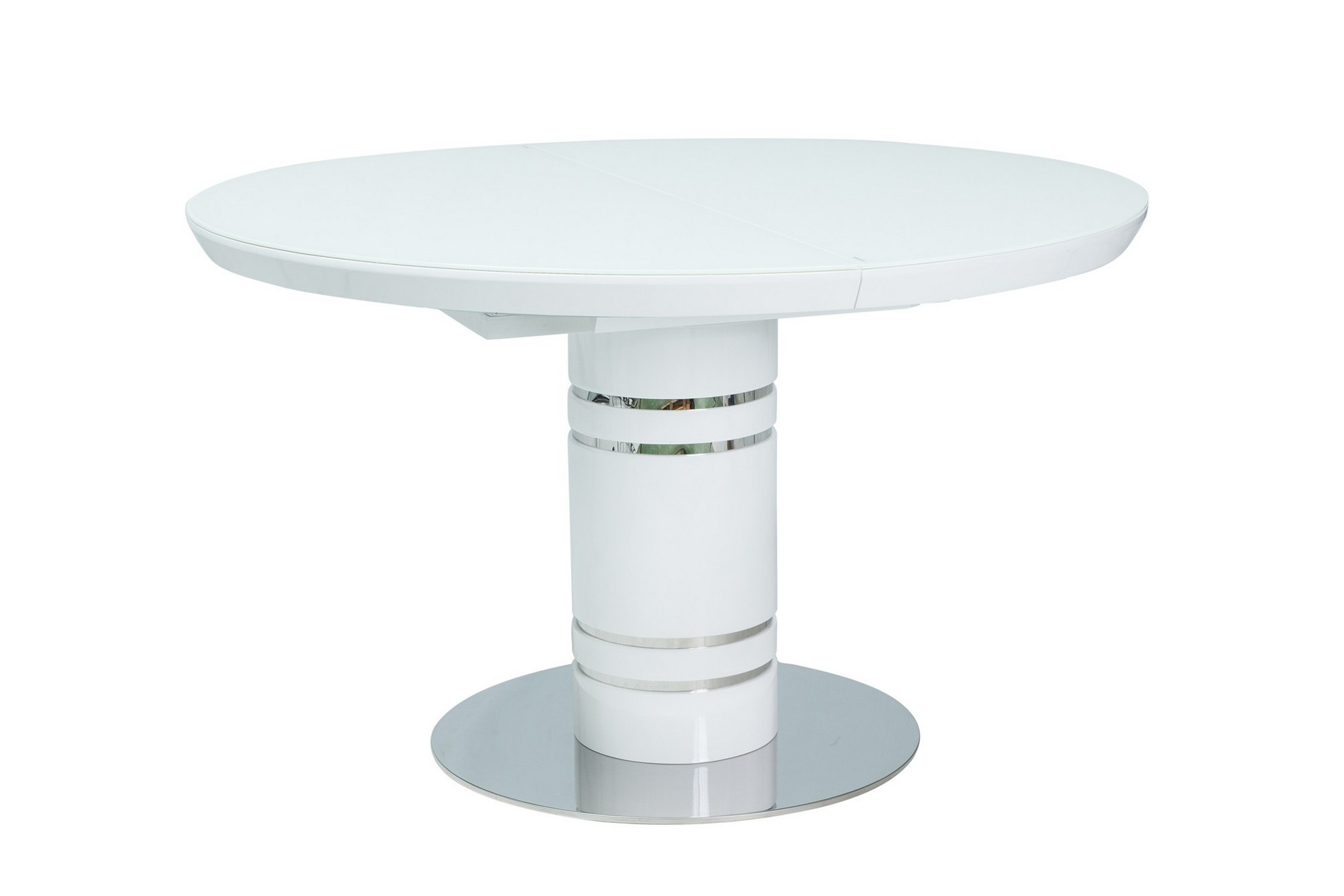 Стол обеденный Stratos 120(160)х120 Белый