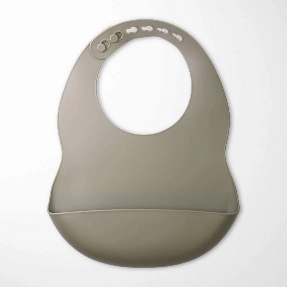 Нагрудник Однотонный круглый Deep Grey