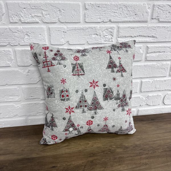Подушка новогодняя X-mas trees 40х40 см цельная Подушка новогодняя X-mas trees 40х40 см цельная