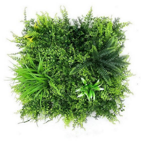 Декоративное зеленое покрытие "Гринея", 50х50 см