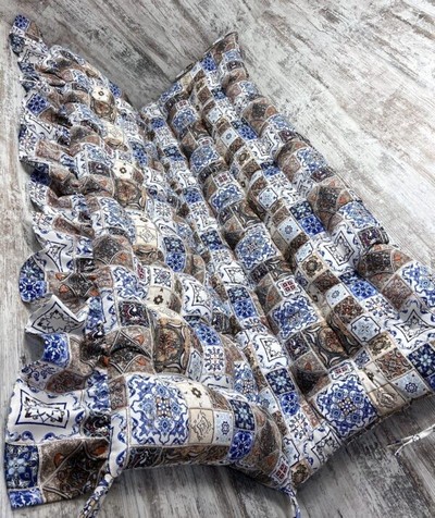 Подушка на піддони/гойдалки/каркаси панама “Spanish tiles” Подушка на піддони/гойдалки/каркаси панама “Spanish tiles”