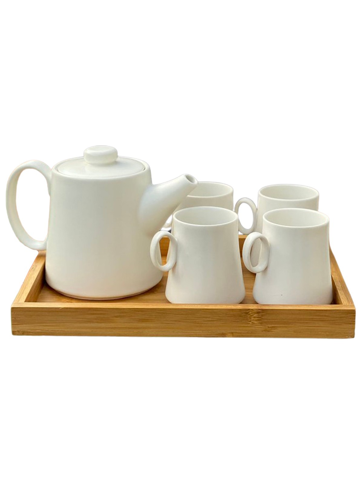 Кофейный набор Olens Монако 900/150 мл молочный