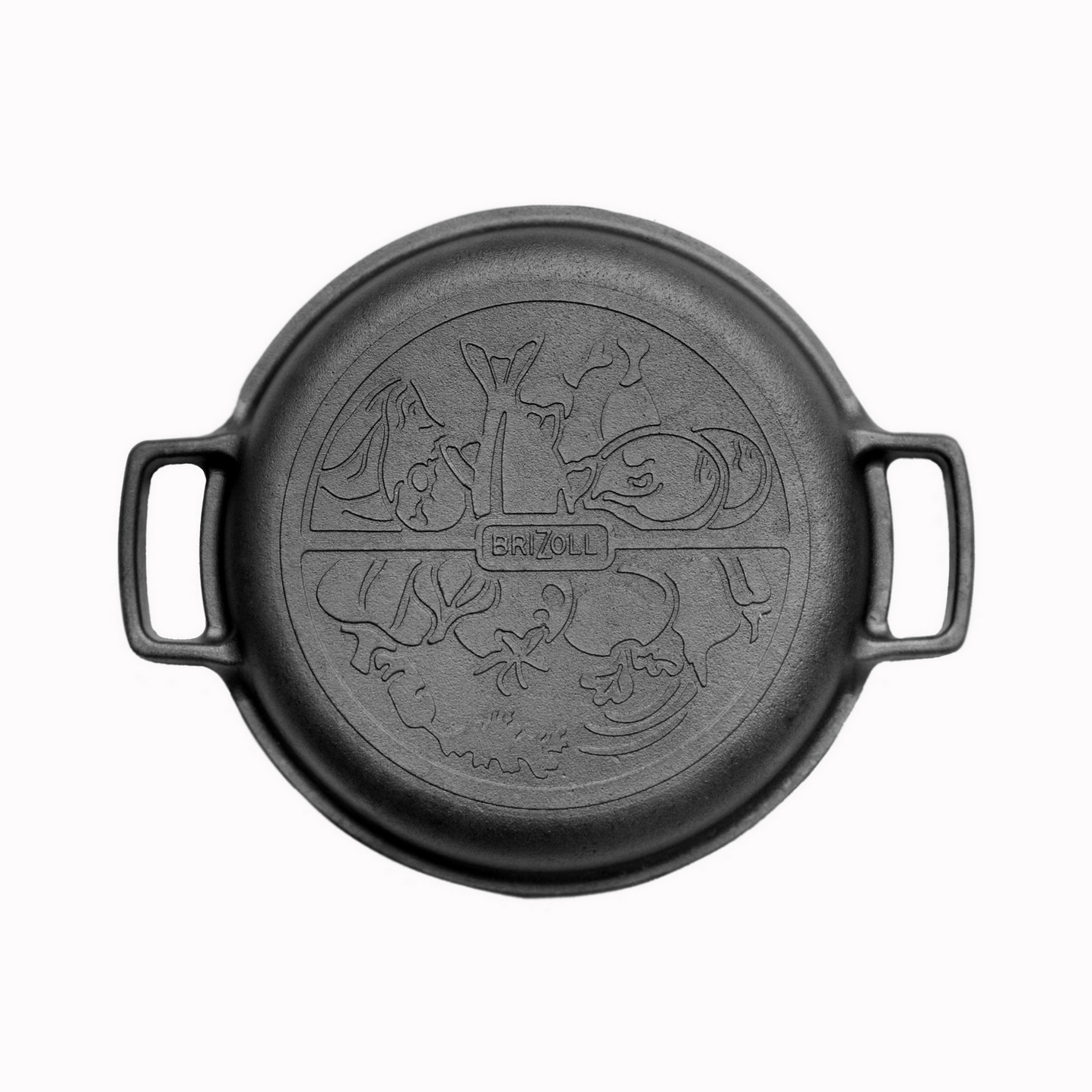 Крышка-сковорода чугунная BRIZOLL Ø 240мм A240KS Крышка-сковорода чугунная BRIZOLL Ø 240мм A240KS