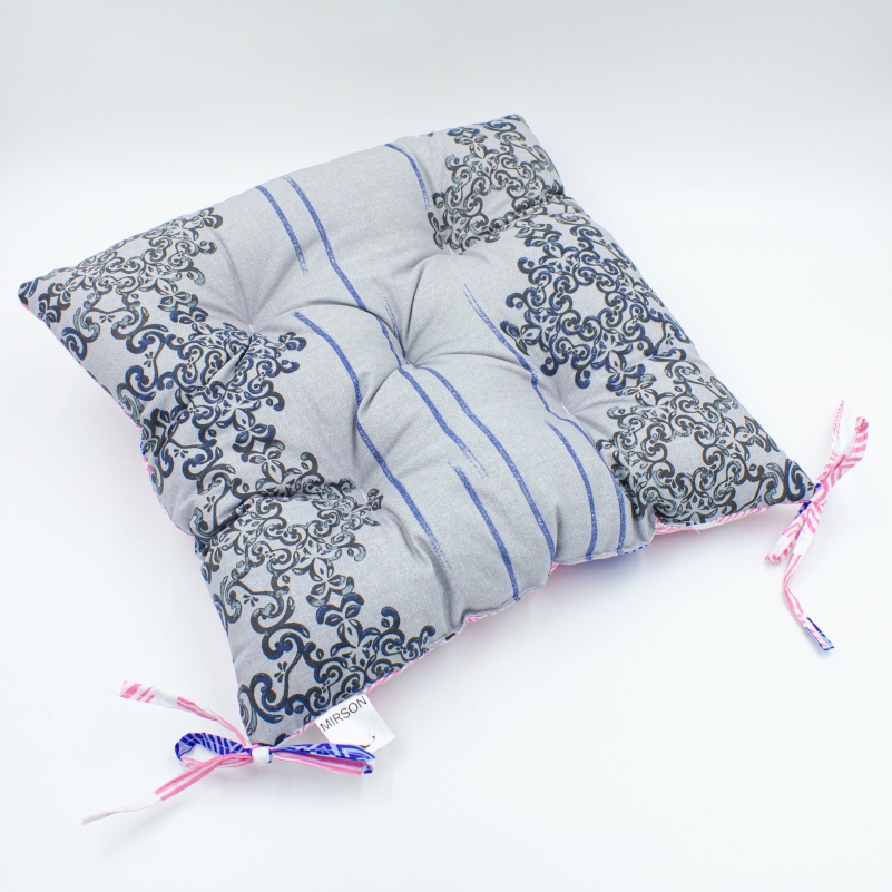 Подушка для стільця MirSon Бязь Принт 18-636 Rozalin