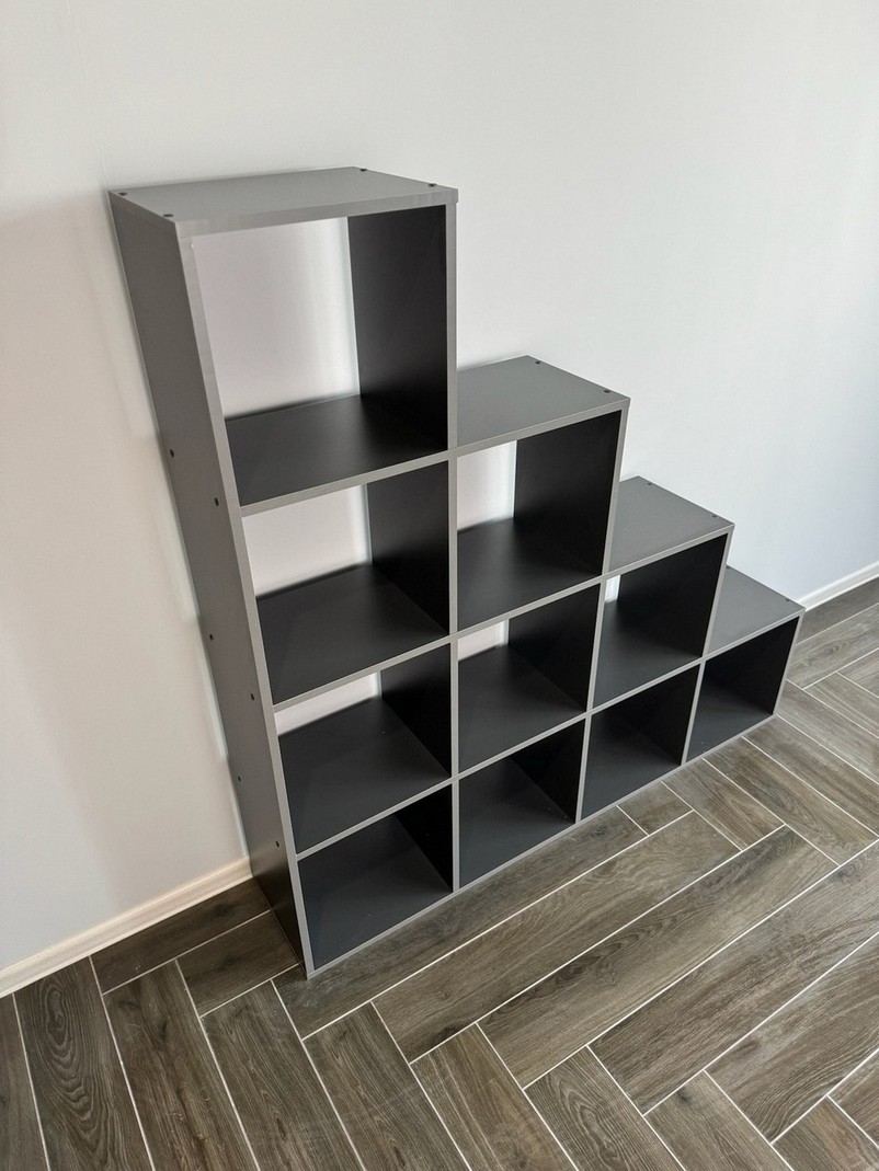 Стеллаж для дома на 10 ячеек GP-8 антрацит