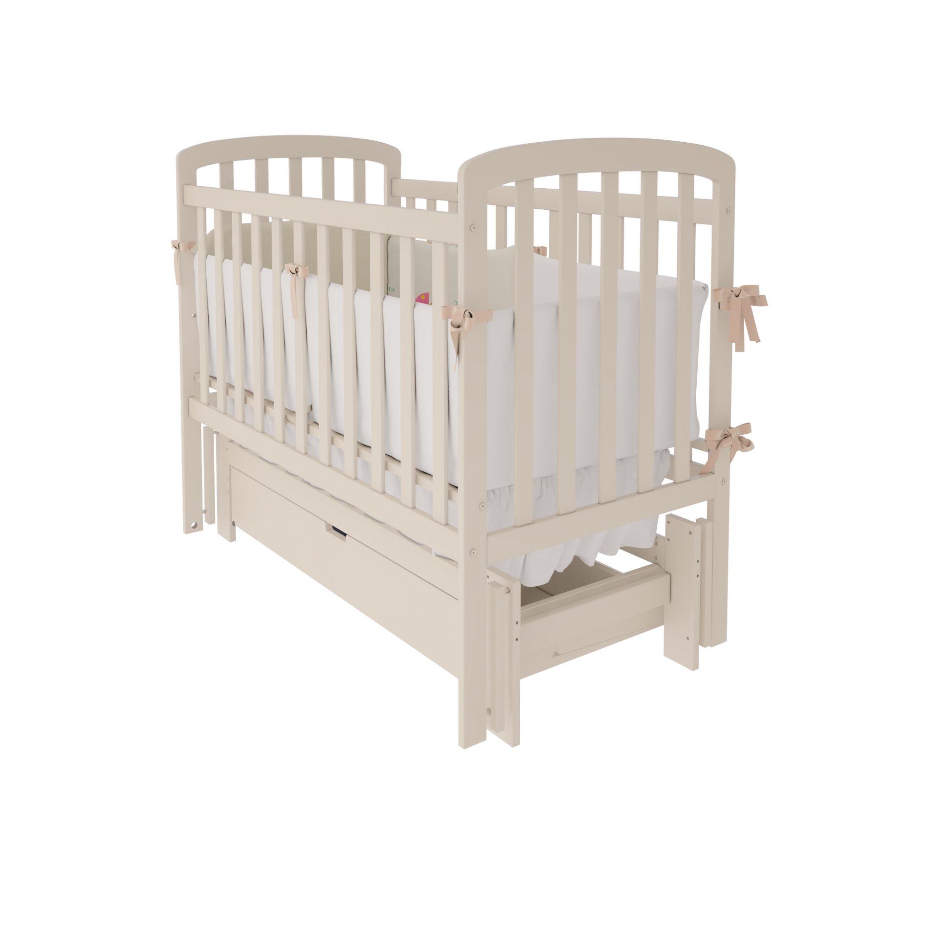 Кроватка детская  Teddy слоновая кость Кроватка детская  Teddy слоновая кость