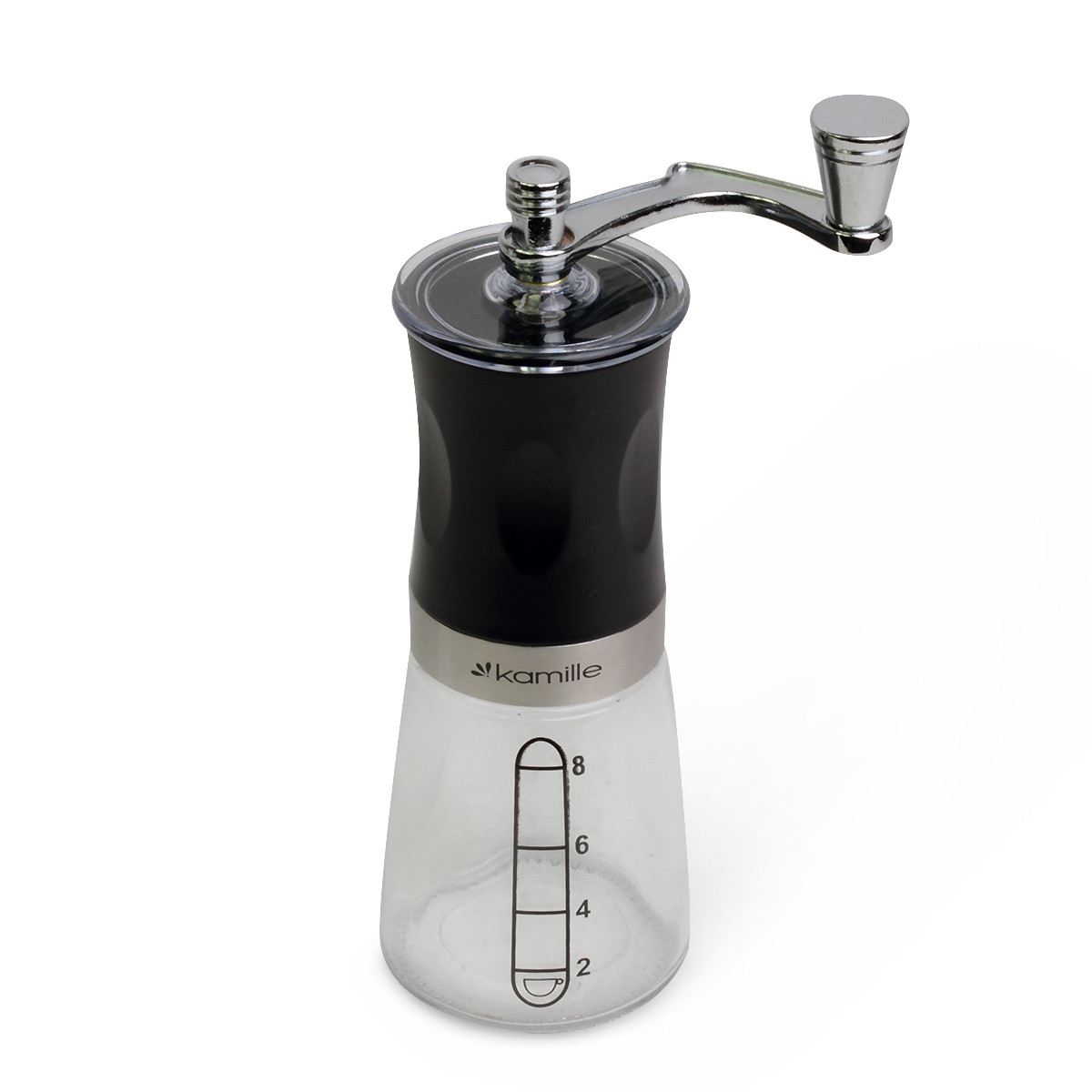 Кофемолка ручная Kamille 6.5х18.5 см, механическая KM-7026 Кофемолка ручная Kamille 6.5х18.5 см, механическая KM-7026