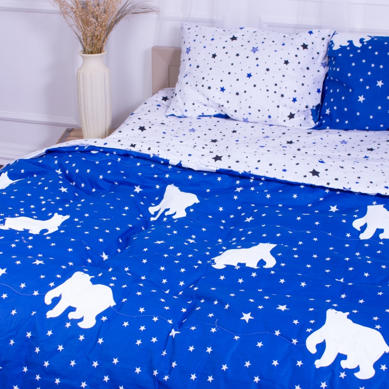 Летний постельный комплект №2803 Stalk "Ecosilk"