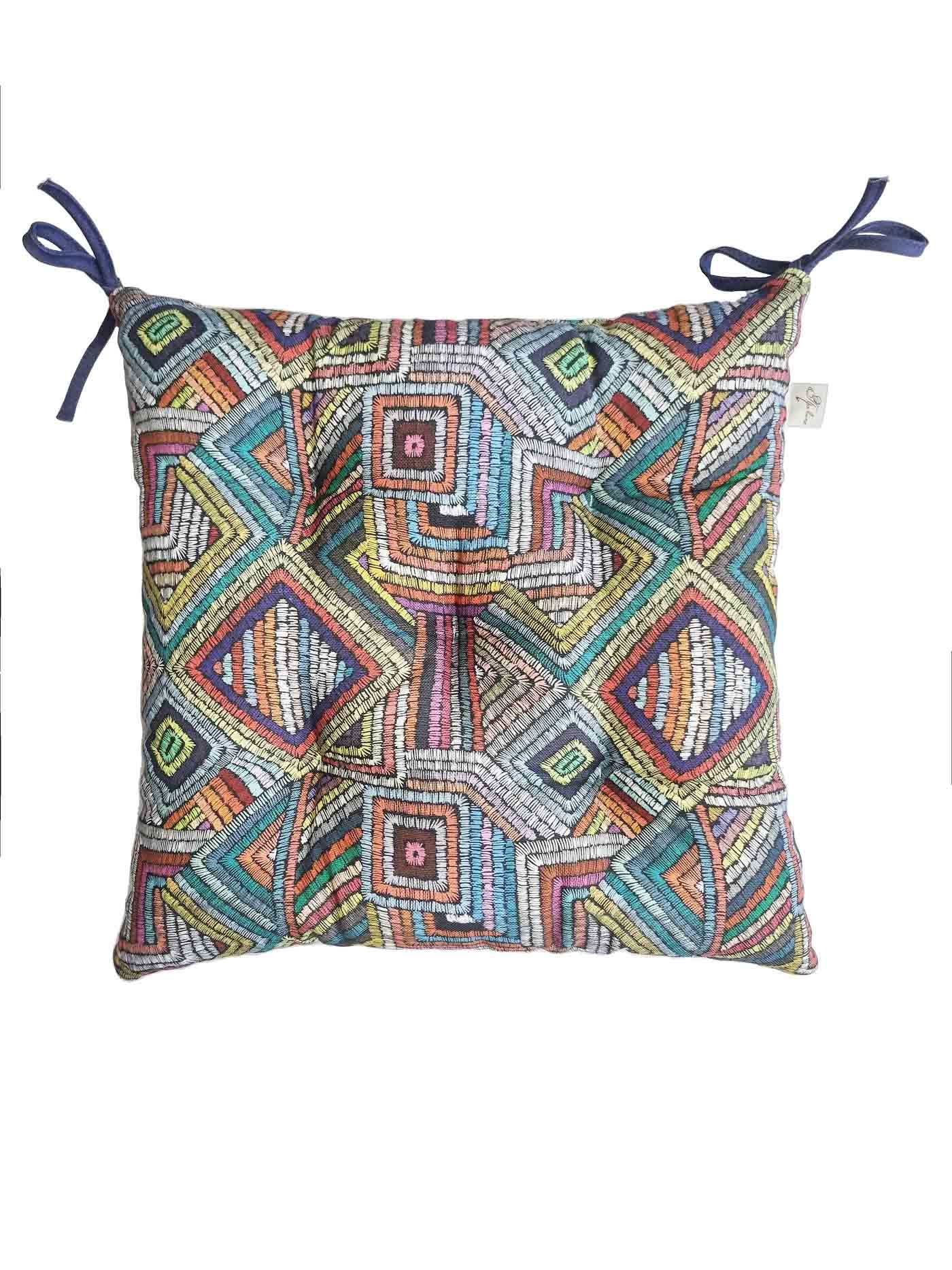 Подушка на стул 40х40см MixPrint 502 геометрия Прованс