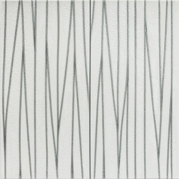 Самоклеющийся 3D панель кирпич серебряные ленты 70x70x0,5см  SW-00001185