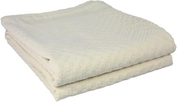 Покрывало-пике Maisonette Chevron 200х220 бежевое 330г/м2 Покрывало-пике Maisonette Chevron 200х220 бежевое 330г/м2