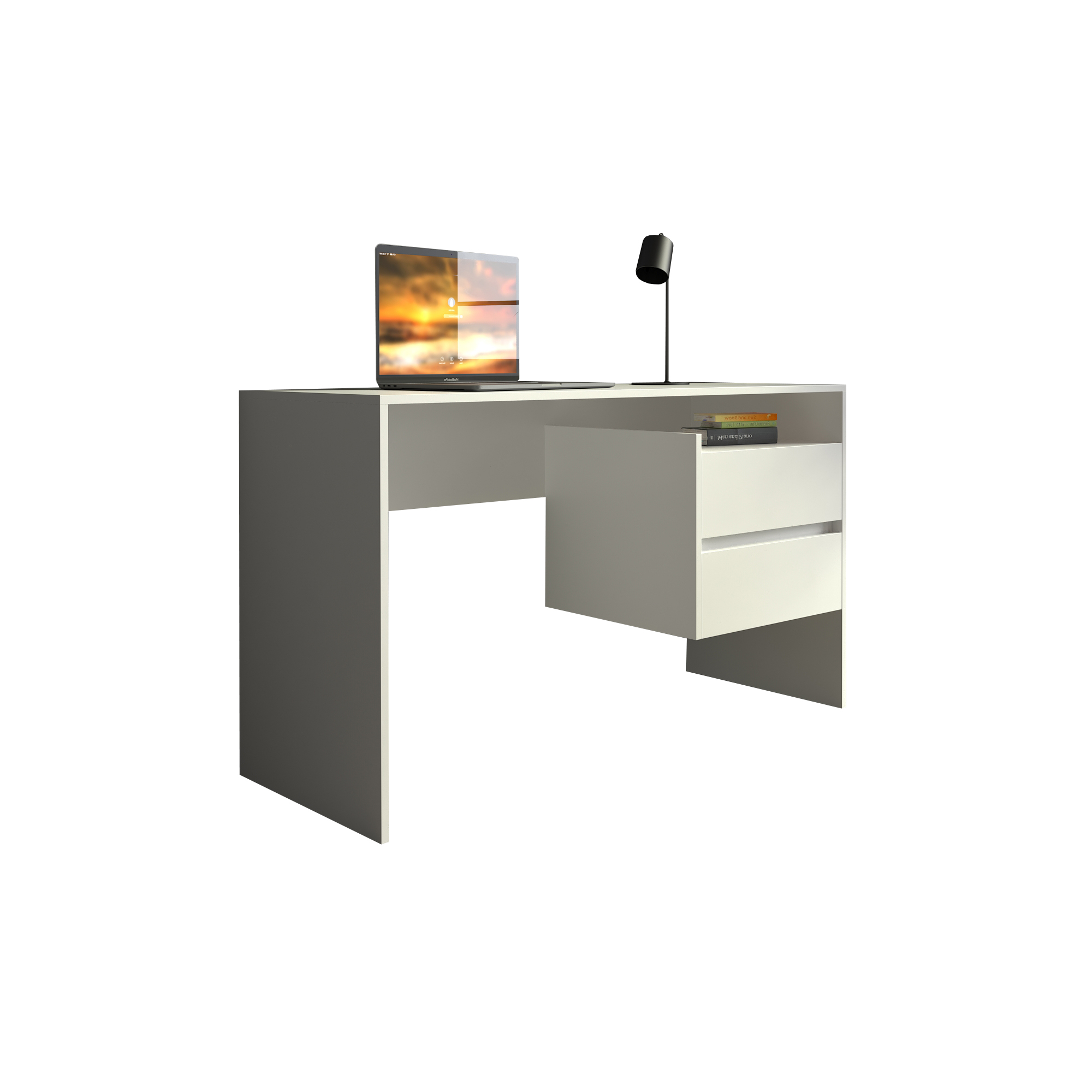 Стол компьютерный ST0006 белый