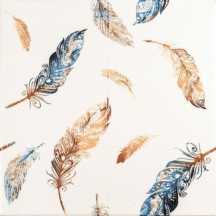 Панель стінова 3D 70x70x0,4см  пір'я різнокольорове SW-00002001 Панель стінова 3D 70x70x0,4см  пір'я різнокольорове SW-00002001