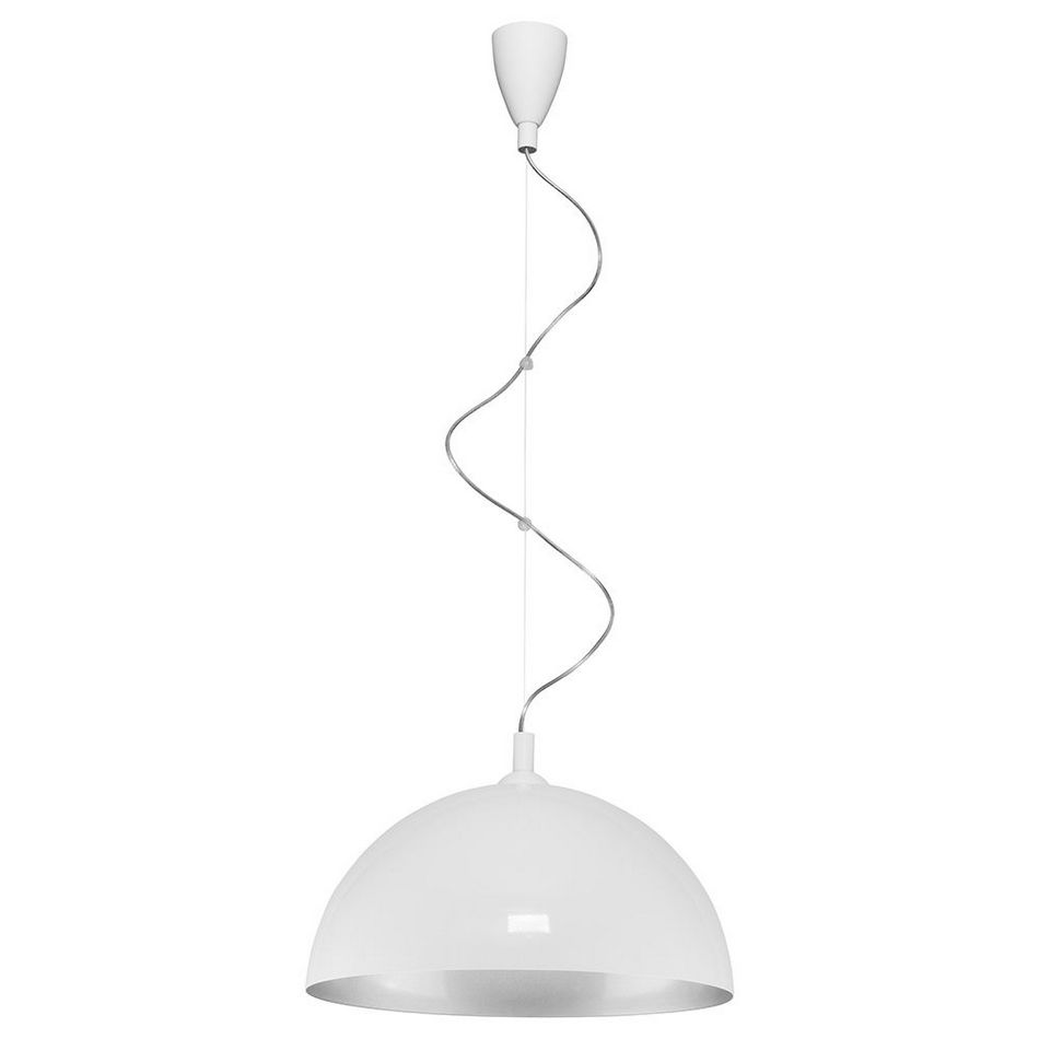 Світильник підвіс Nowodvorski Hemisphere White-Silver 6931