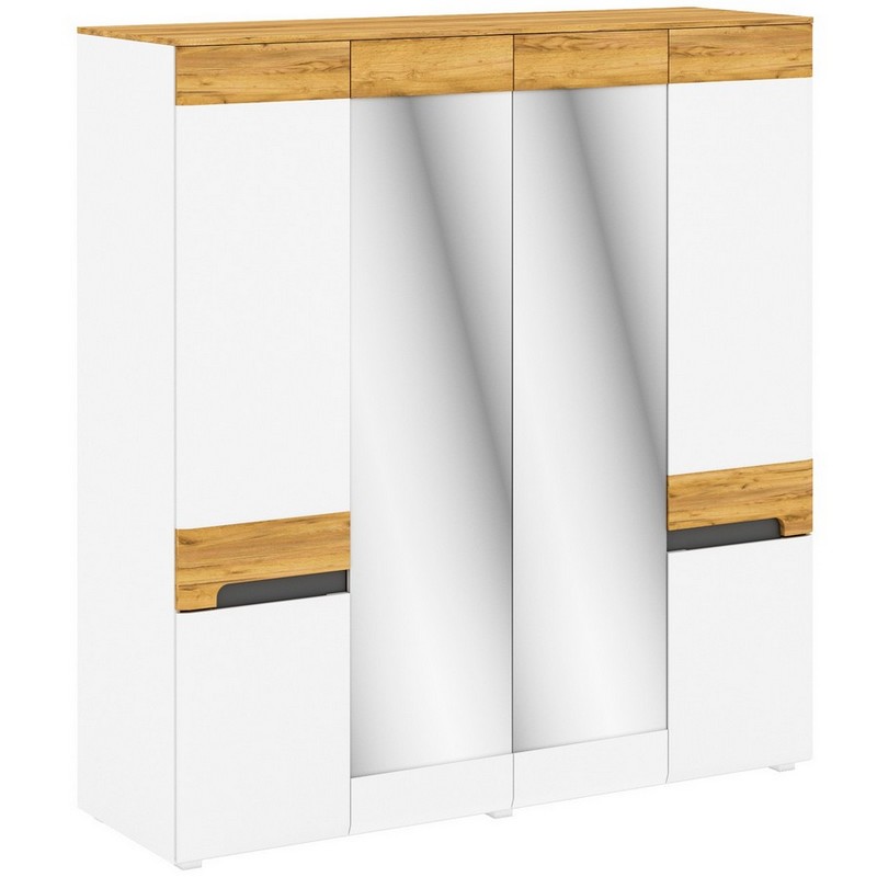 Шкаф распашной  Onyx L дуб крафт золотой/белый мат Шкаф распашной  Onyx L дуб крафт золотой/белый мат