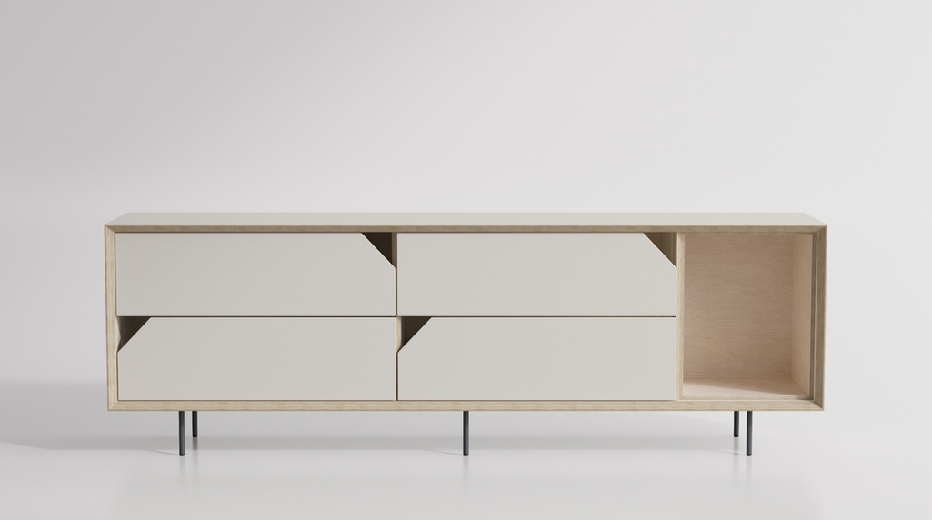 Тумба под телевизор ORIGAMI OPTIMA белый Тумба под телевизор ORIGAMI OPTIMA белый