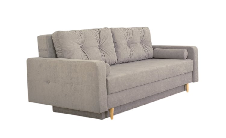 Прямой диван Benefit 63 серый