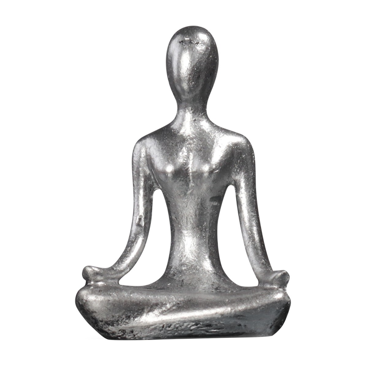 Статуэтка декоративная асана серая (DH-ST-19-3)