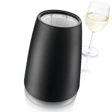 Ведро - охладитель для бутылки вина Vacu Vin Active Cooler Wine Elegant Black Ведро - охладитель для бутылки вина Vacu Vin Active Cooler Wine Elegant Black
