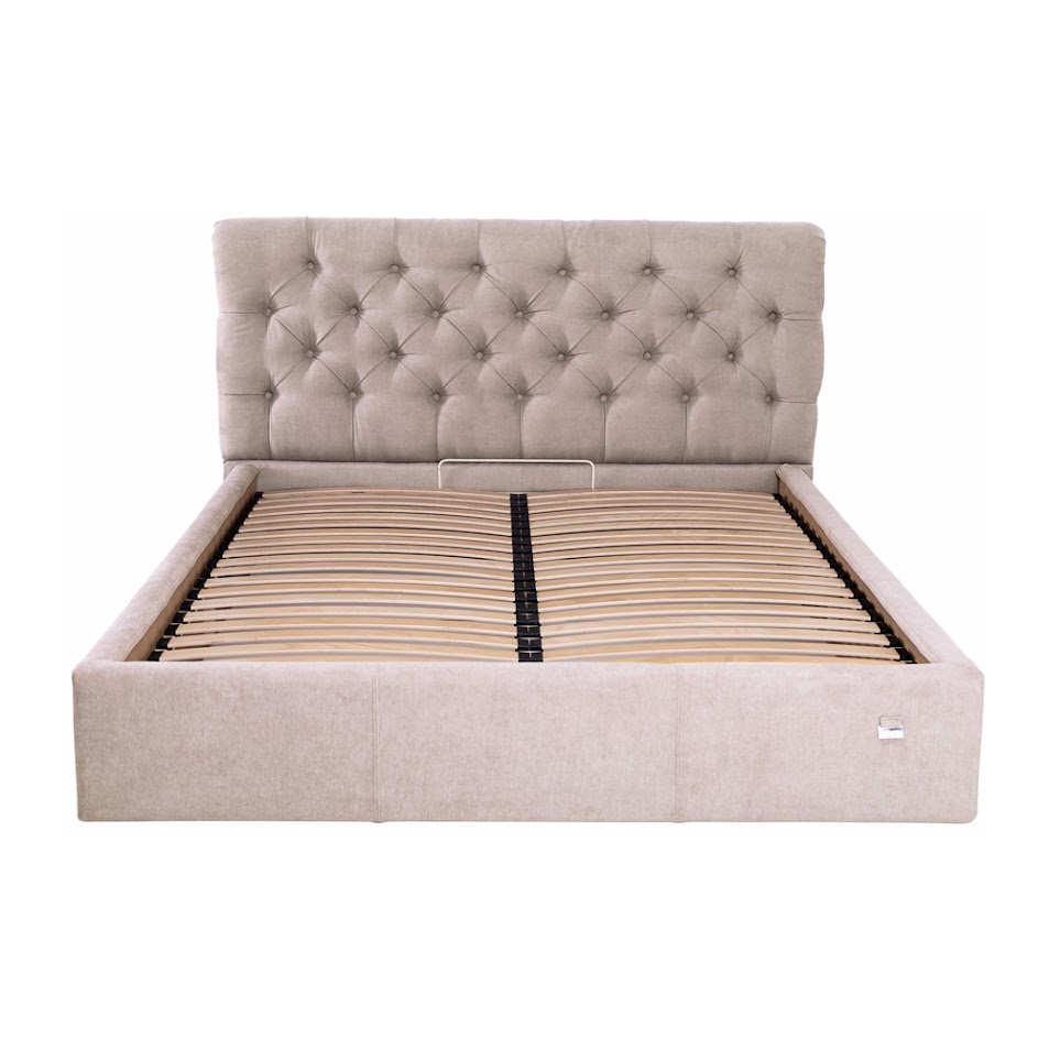 Кровать Лондон 140х200 бежевая Кровать Лондон 140х200 бежевая