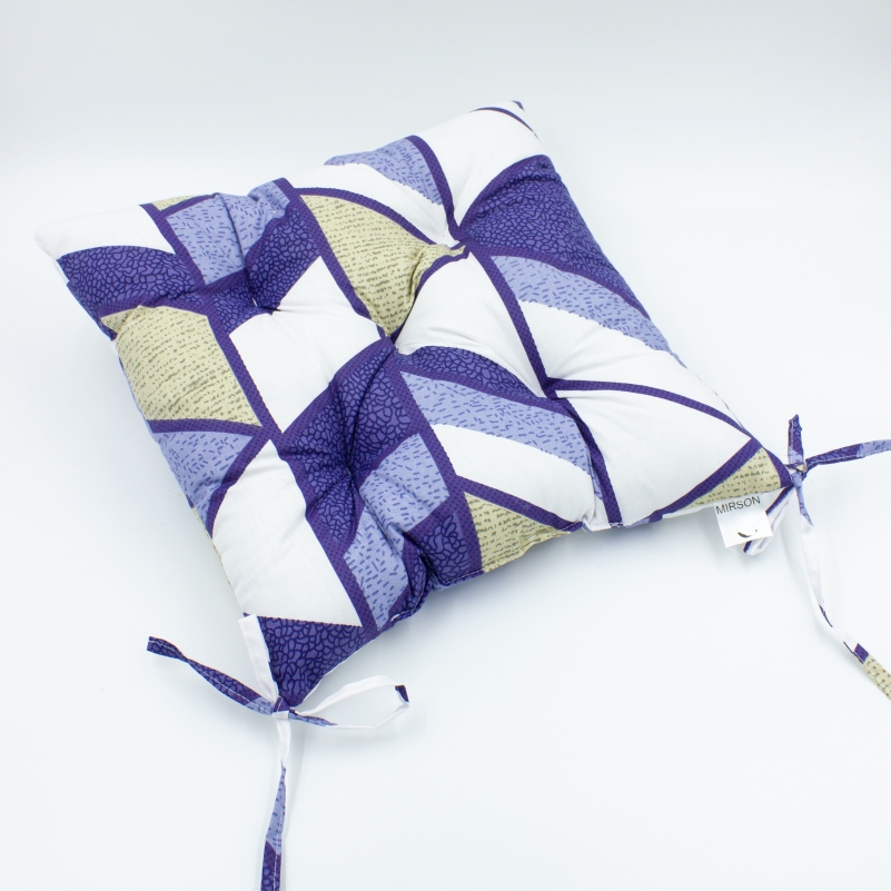 Подушка для стільця MirSon Бязь Принт 17-0503 Kaleidoscope