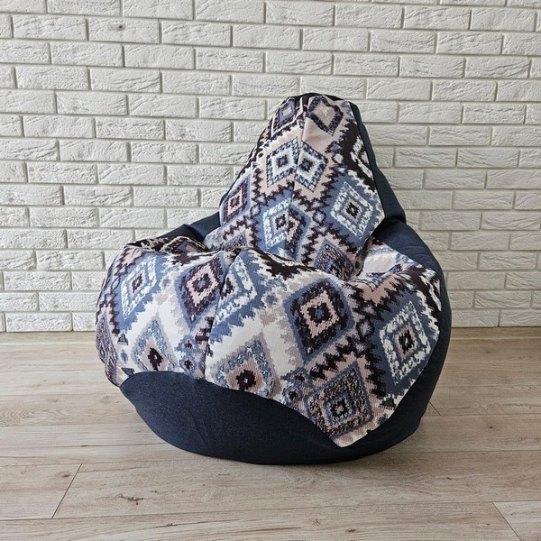 Кресло-груша рогожка Каламата, L 100x75 Кресло-груша рогожка Каламата, L 100x75