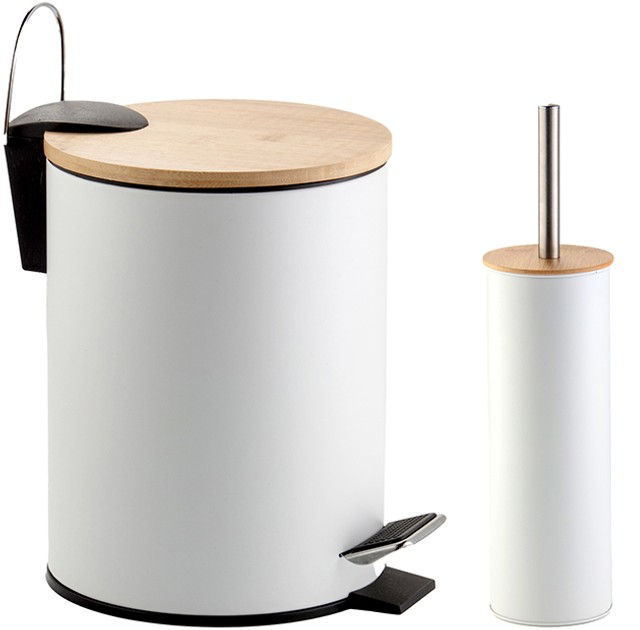 Набір для ванної кімнати BOMBOO йоржик+відро