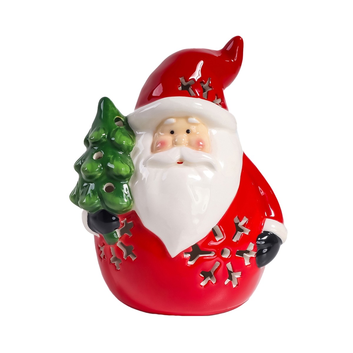 Статуетка санта з ялинкою