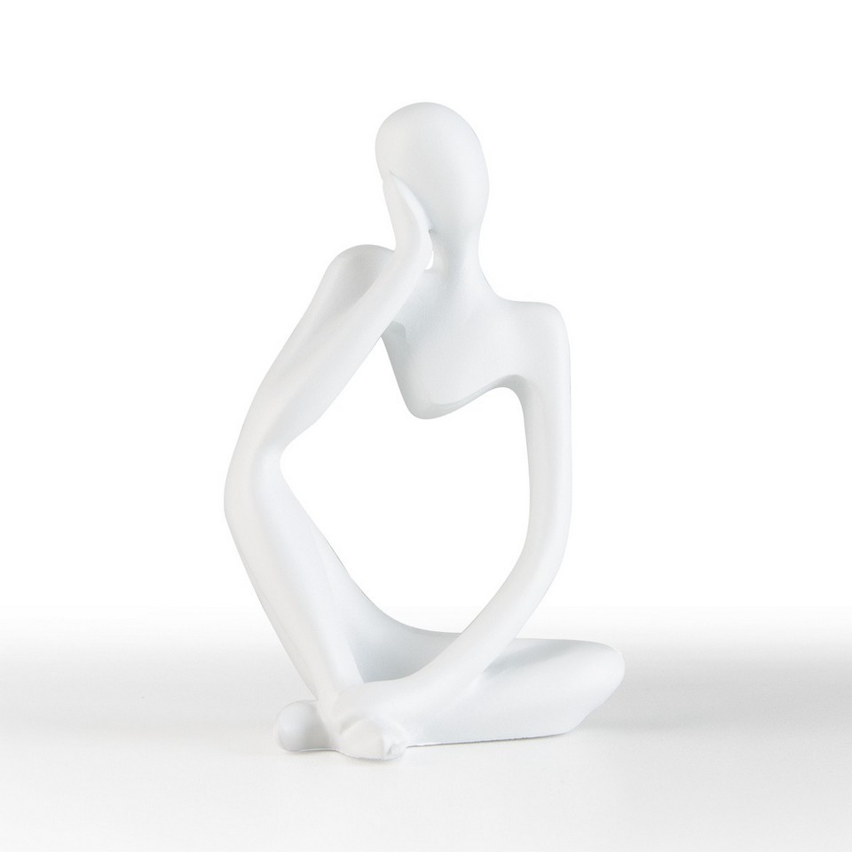 Статуэтка декоративная MVM DH-ST-16-1 Мыслитель, белая Статуэтка декоративная MVM DH-ST-16-1 Мыслитель, белая