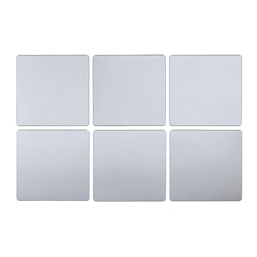 Зеркальный декор акриловый самоклеящийся серебро,  SW-00002526