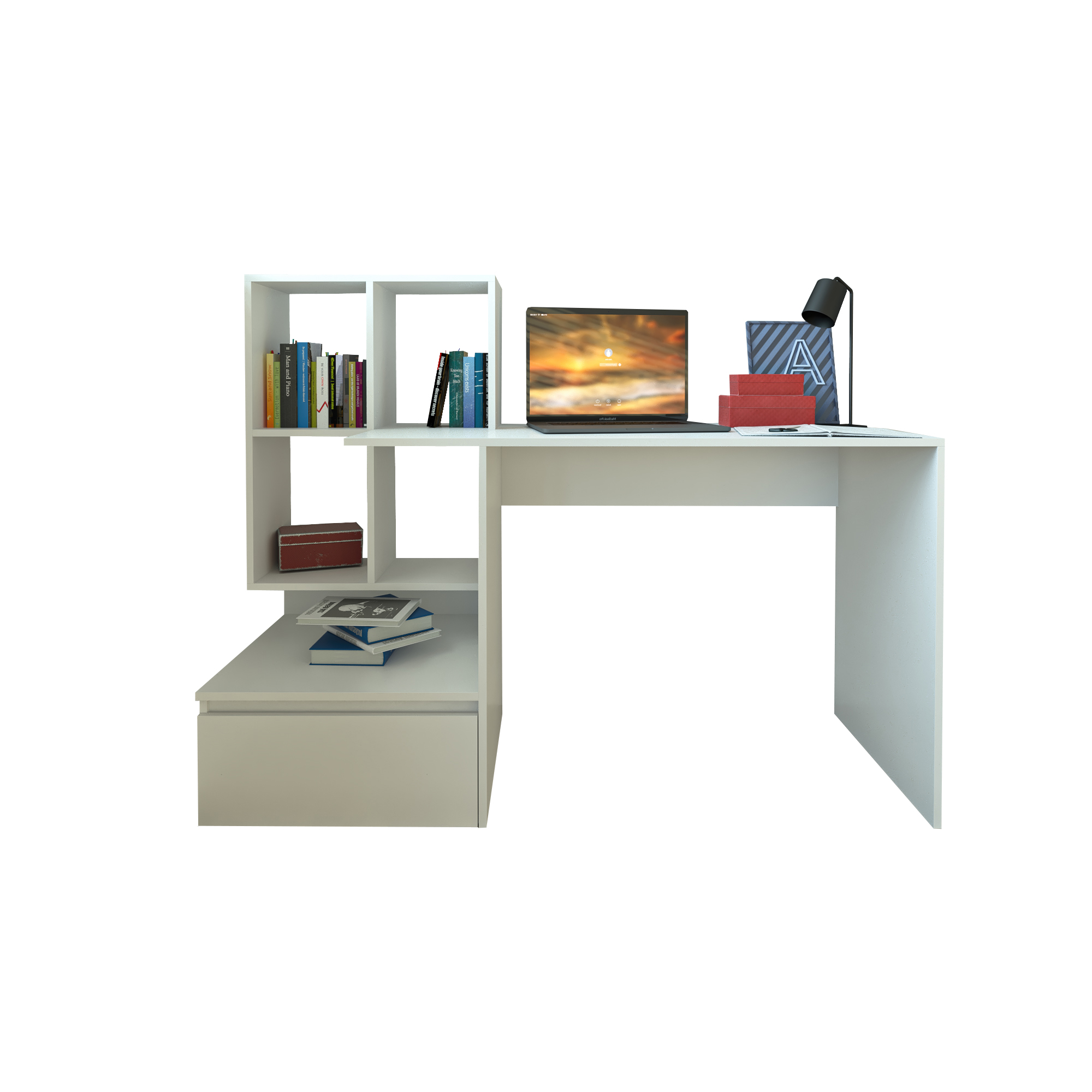 Стол компьютерный ST0005 белый