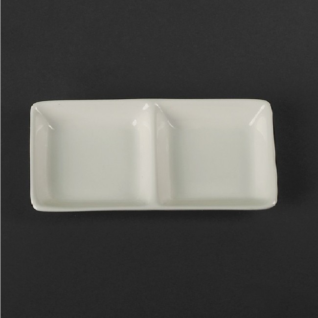 Набор тарелок с двумя секциями 290 мм 6 шт A1129