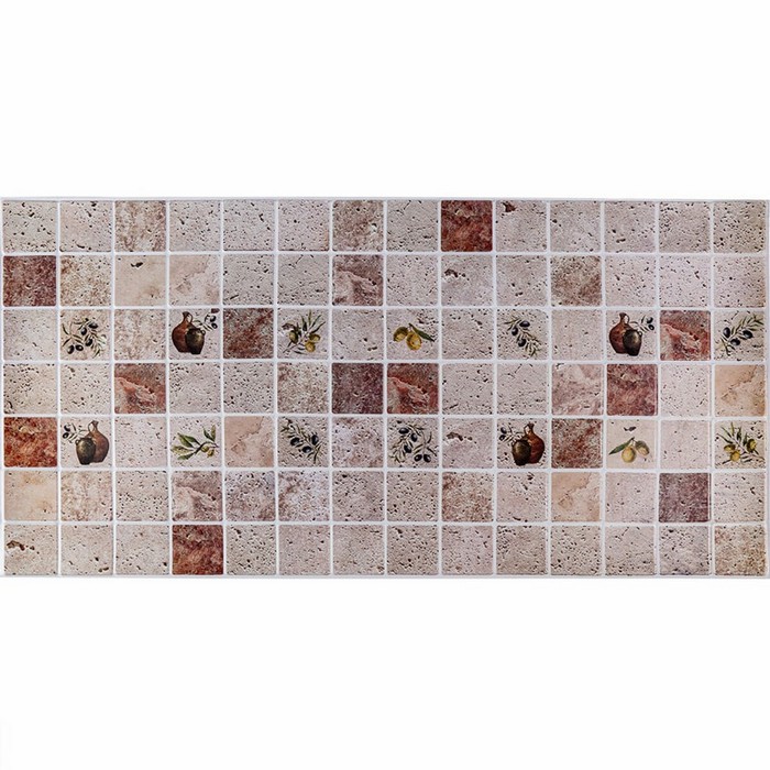 Декоративна ПВХ панель 96x48x0,4см  бежевий SW-00002478 Декоративна ПВХ панель 96x48x0,4см  бежевий SW-00002478