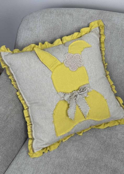 Подушка декоративна Прованс Весняна зая 45х45 см