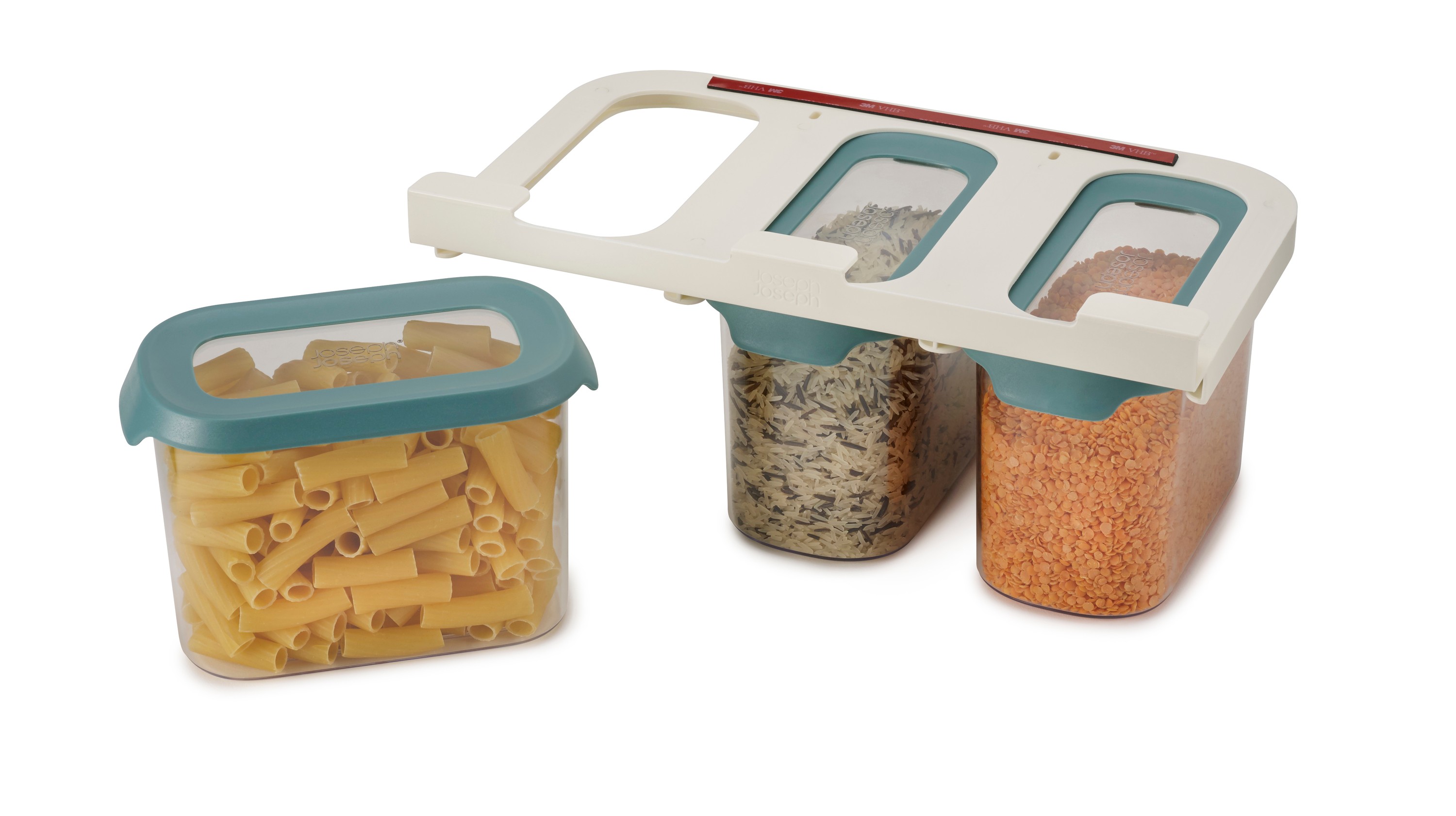 Набір ємностей для зберігання Joseph Joseph Cupboard Store з кріпленням до полиці 3 шт 1,3 л