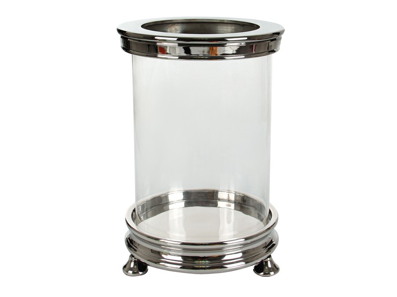 Свічник зі скляною колбою 26 см 875-006 Свічник зі скляною колбою 26 см 875-006