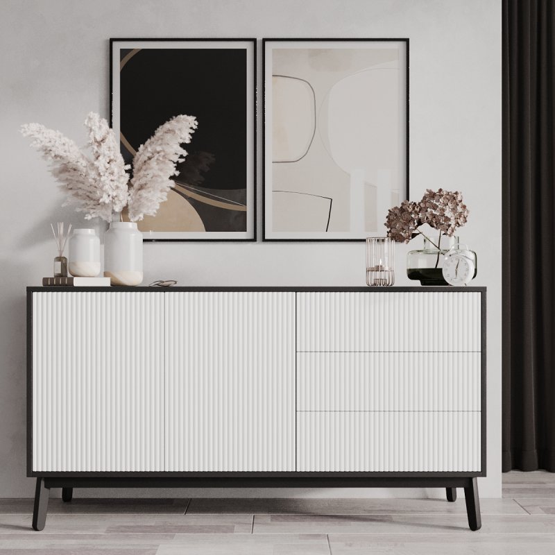 Комод  Сандеро - цвет аликанте/белый Комод  Сандеро - цвет аликанте/белый