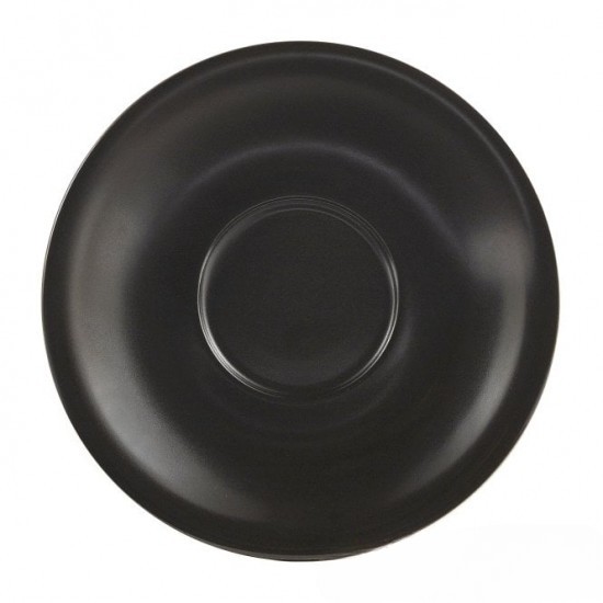 Блюдце Color Tea 12 см чёрное матовое GenWare 6шт Блюдце Color Tea 12 см чёрное матовое GenWare 6шт